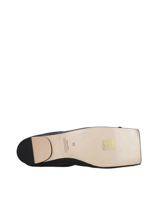 Jacquemus Black Leather Ballet Flats for men