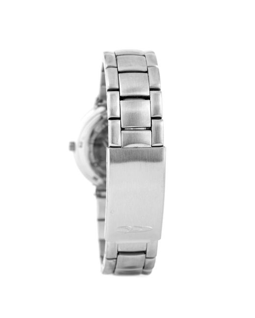 Chronotech Metallic Silver Steel Watch