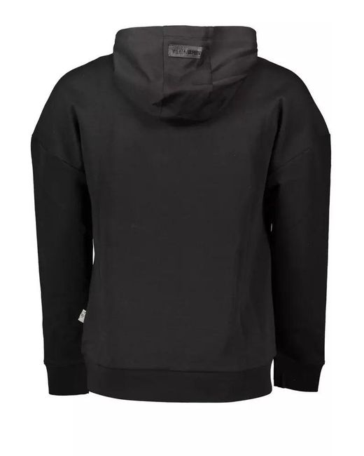 Philipp Plein Black Cotton Sweater for men