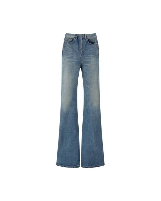 Saint Laurent Blue Flared Fit Jeans