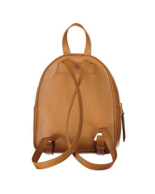 Coccinelle Brown Leather Backpack