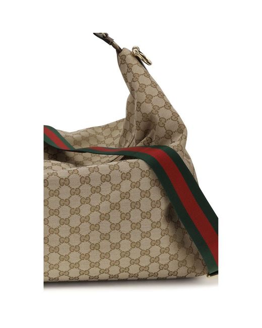 Gucci Multicolor Beige Fabric Shoulder Bag for men