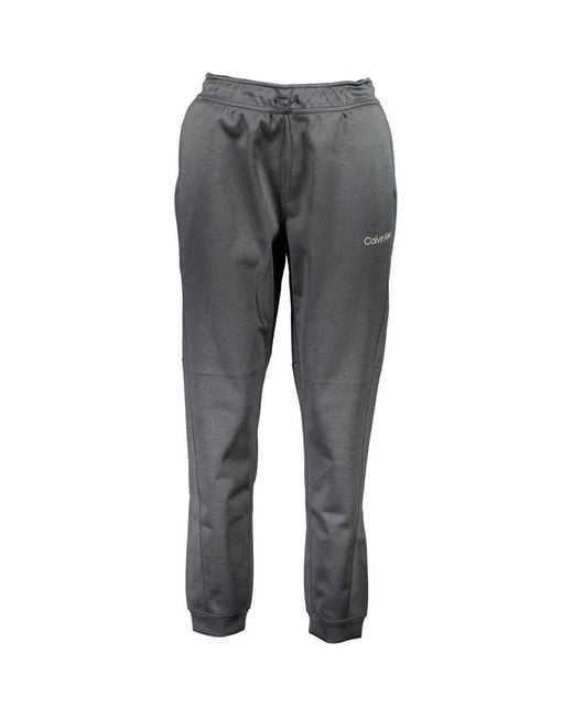 Calvin Klein Gray Nero Polyester 's Trackpant