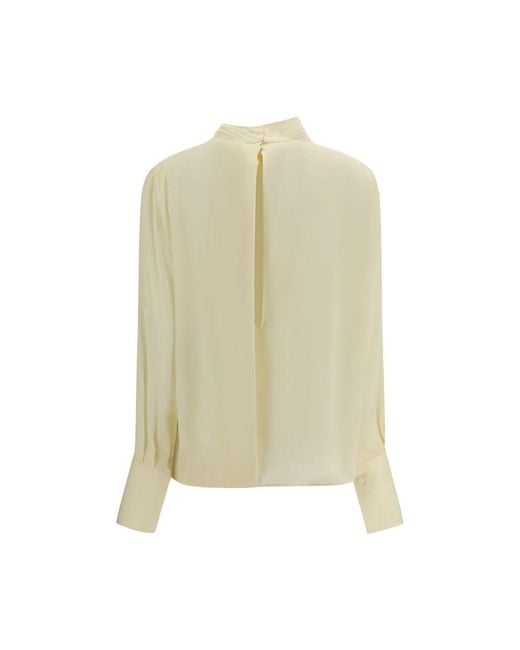 Tom Ford Green Silk Georgette Blouse