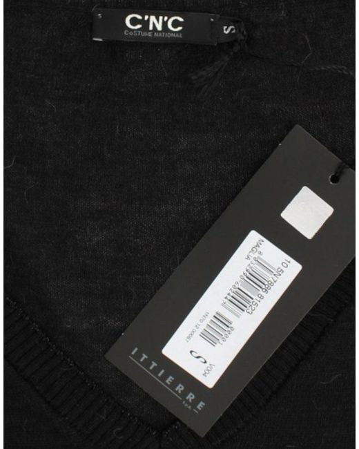 CoSTUME NATIONAL V-neck Lightweight Sweater Black Sig12053