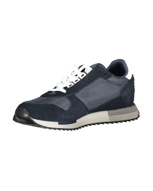 Napapijri Blue Polyester Sneaker for men