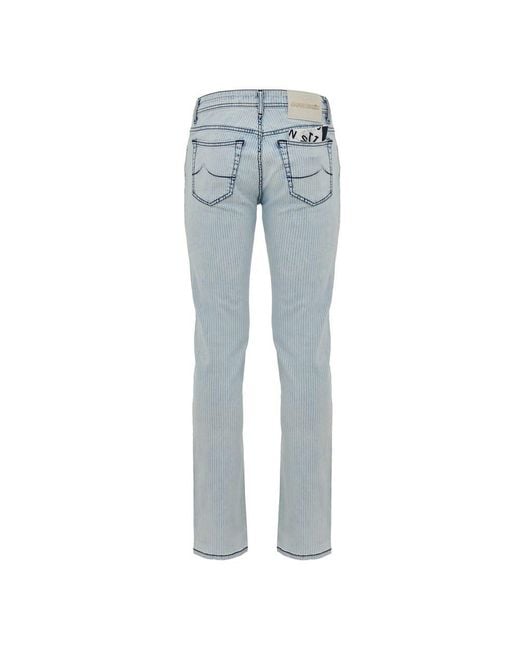 Jacob Cohen Blue Slim Fit Jeans for men