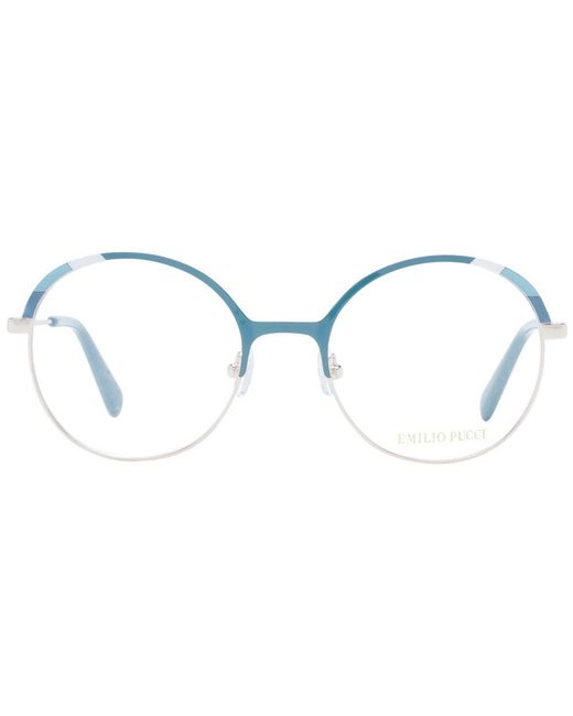 Emilio Pucci Blue Turquoise Metal Glasses (frames)