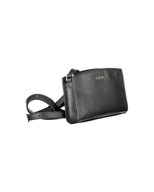 Calvin Klein Black Polyester Shoulder Bag