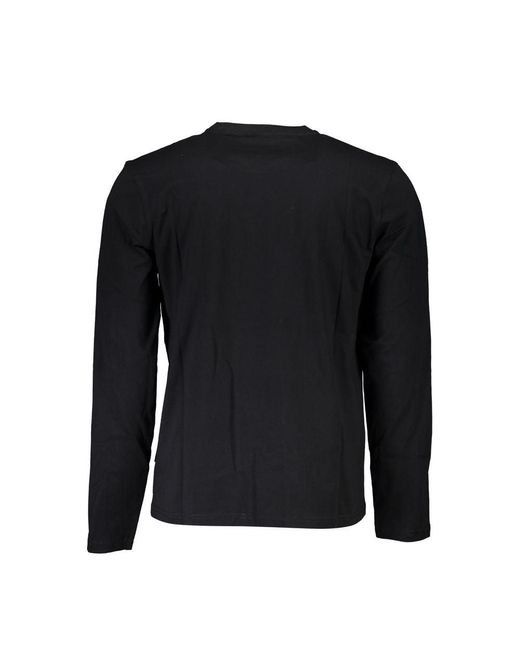 Napapijri Black Cotton T-Shirt for men