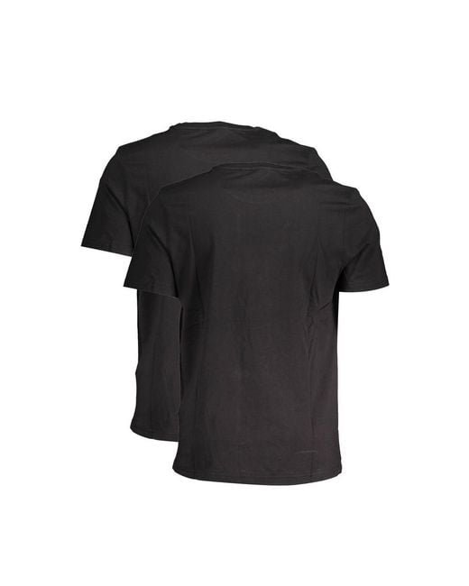 Fila Black Cotton Tshirt for men