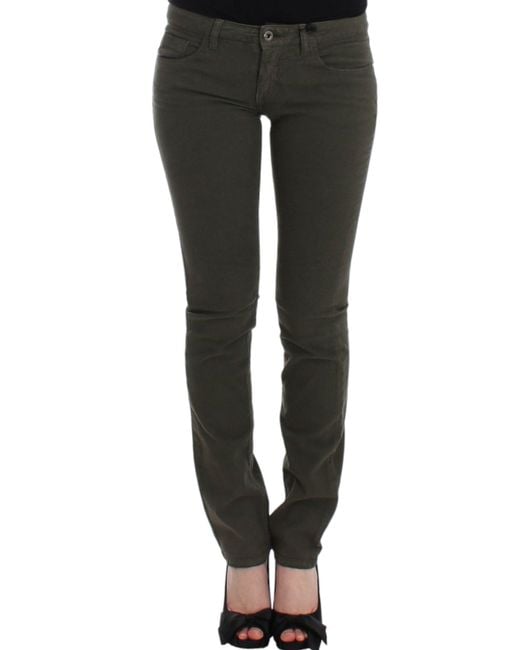 CoSTUME NATIONAL Multicolor Skinny Leg Jeans Green Sig12555