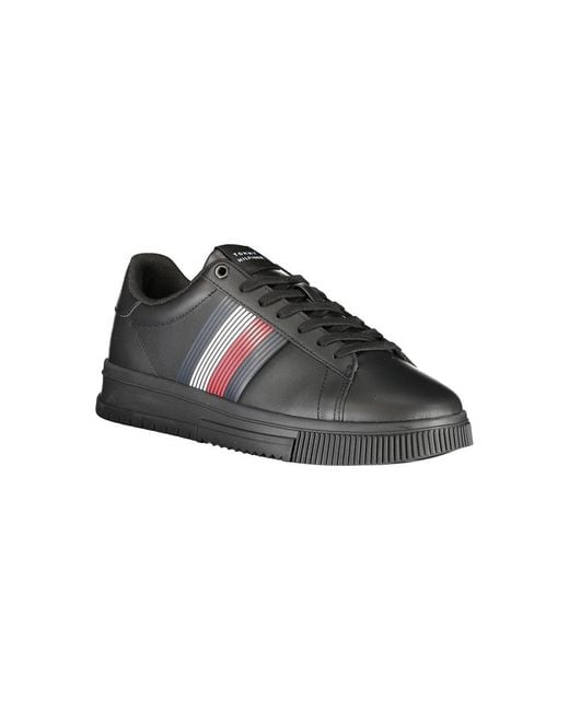 Tommy Hilfiger Black Supercup Lth Seasonal for men