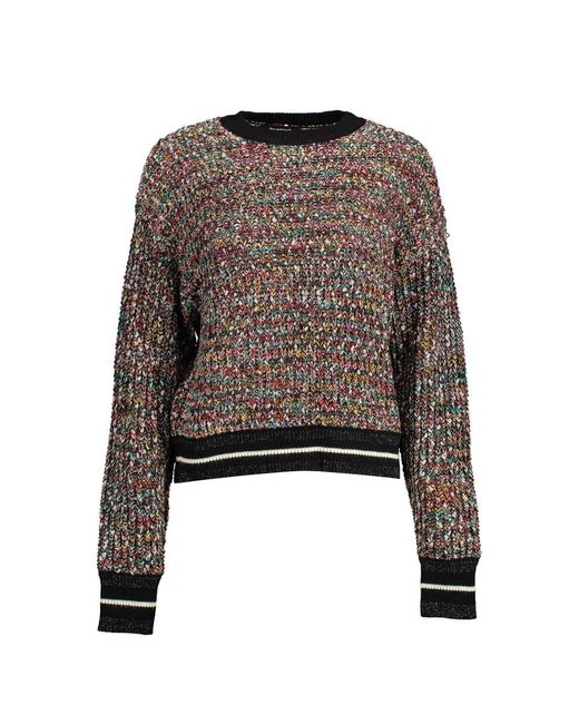 Desigual Brown Polyamide Sweater