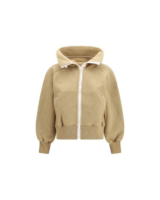 Canada Goose Natural Brown Wool Oves Aries Bomber