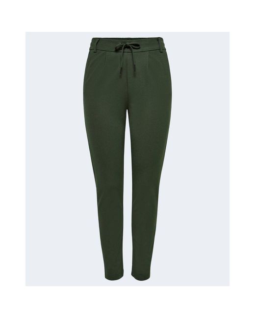 ONLY Green Viscose Jeans & Pant
