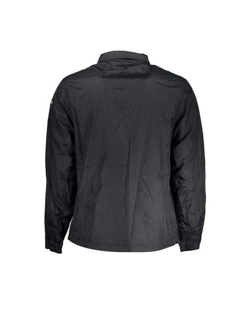 Napapijri Black Polyester Jacket for men
