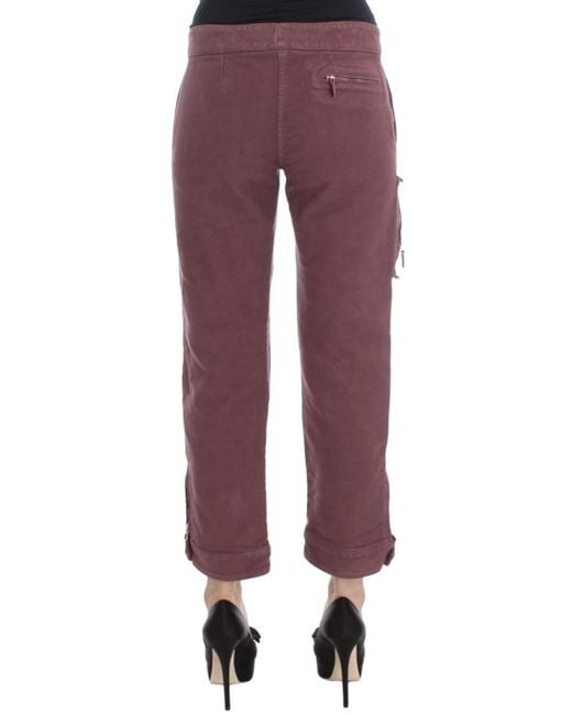 Ermanno Scervino Purple Straight Trousers