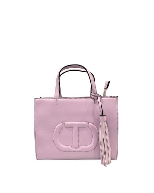 Twinset Purple Pu Handbag