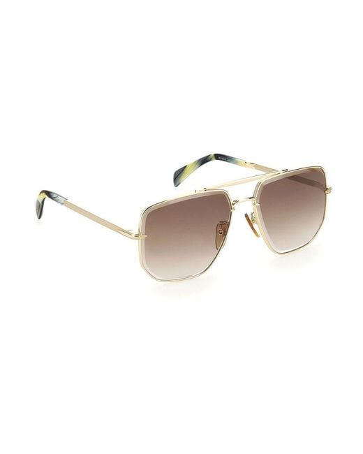 David Beckham Metallic Metal Sunglasses for men