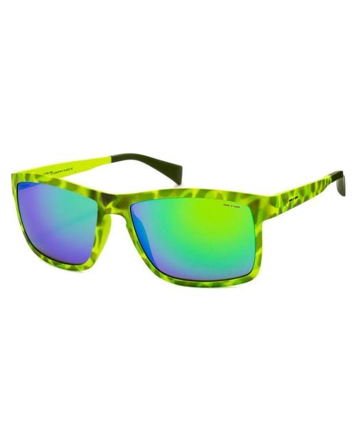 Italia Independent Blue Green Acetate Sunglasses for men