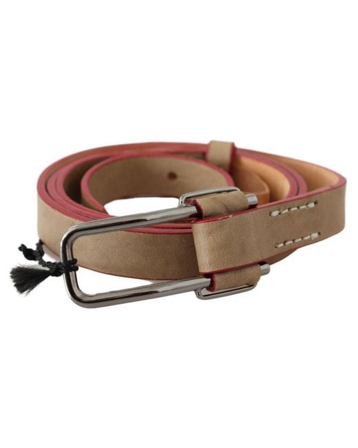 CoSTUME NATIONAL Black Leather Fashion Belt