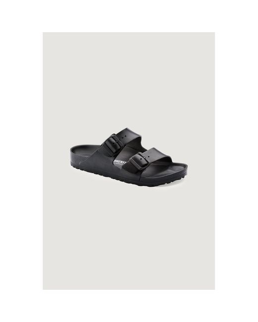 Birkenstock Black Polyester Flat Sandals for men