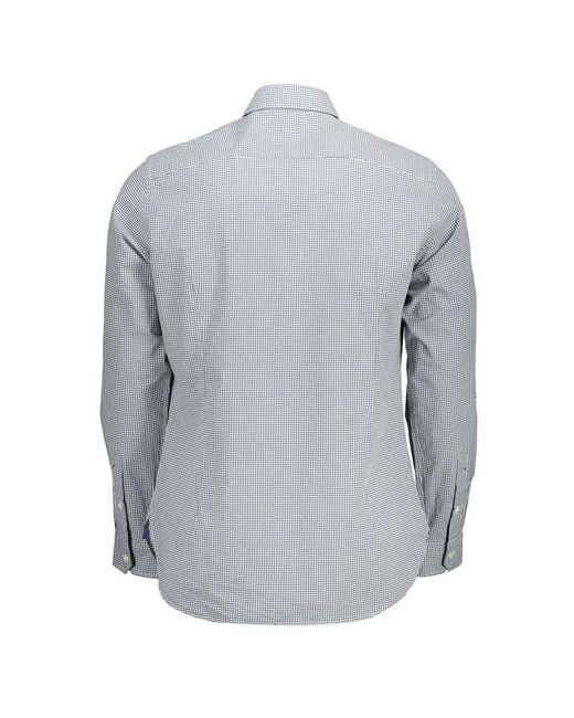 U.S. POLO ASSN. Blue Azzurro Cotton Men's Shirt for men