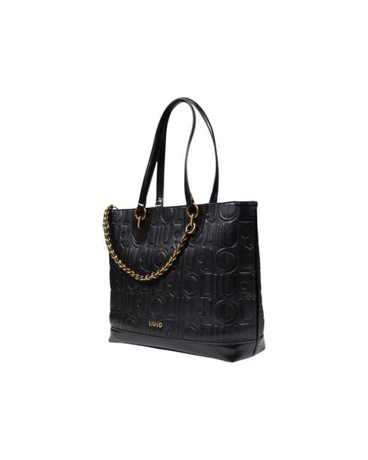 Liu Jo Black Polyethylene Handbag