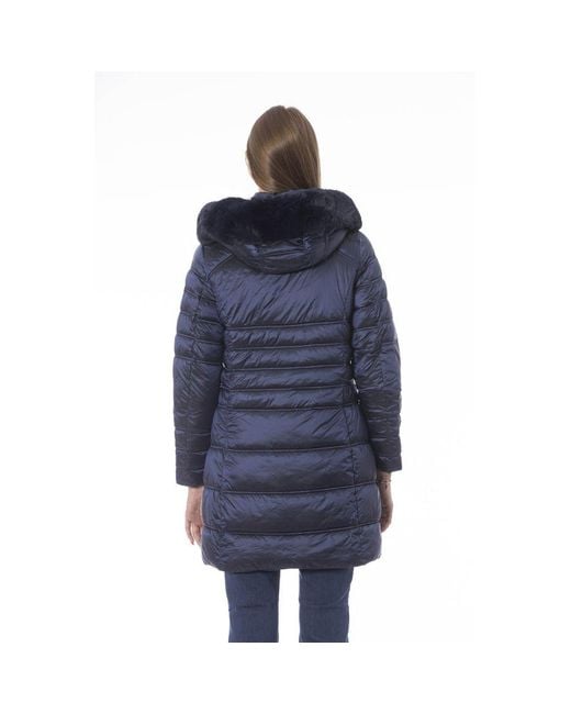Baldinini Light Blue Polyester Jackets & Coat