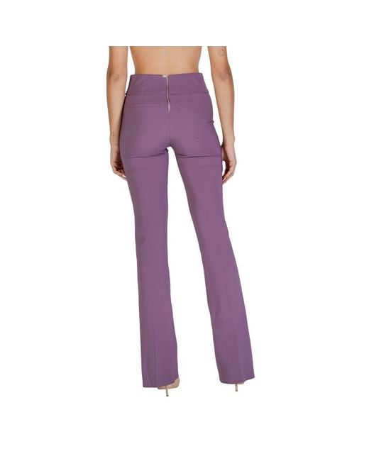 Sandro Ferrone Purple Polyester Jeans & Pant