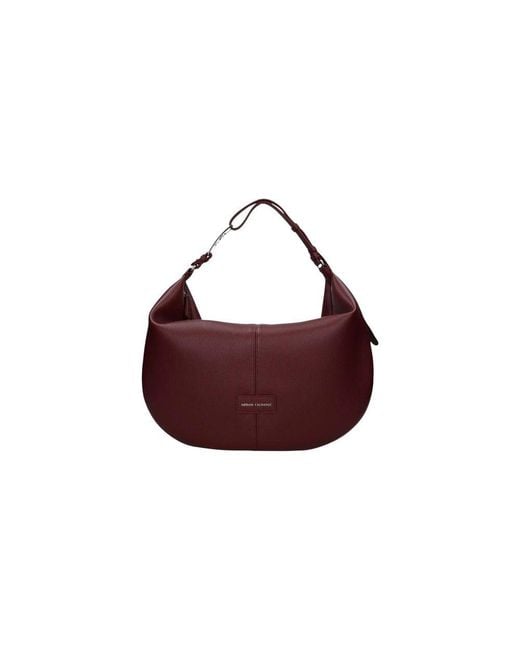 ARMANI EXCHANGE Purple Bordeaux Polyester Handbag