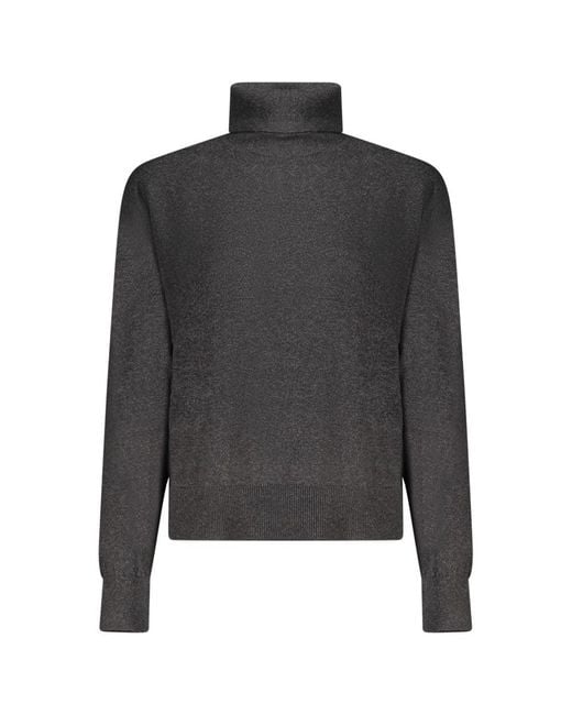 Pepe Jeans Gray Black Cotton Sweater