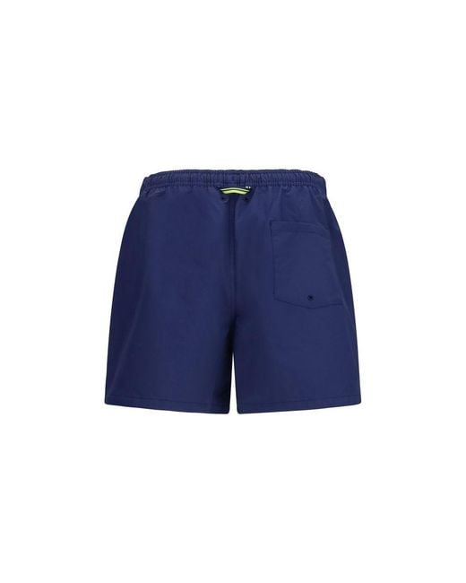 Fred Perry Blue Recycled Polyester Shorts for men