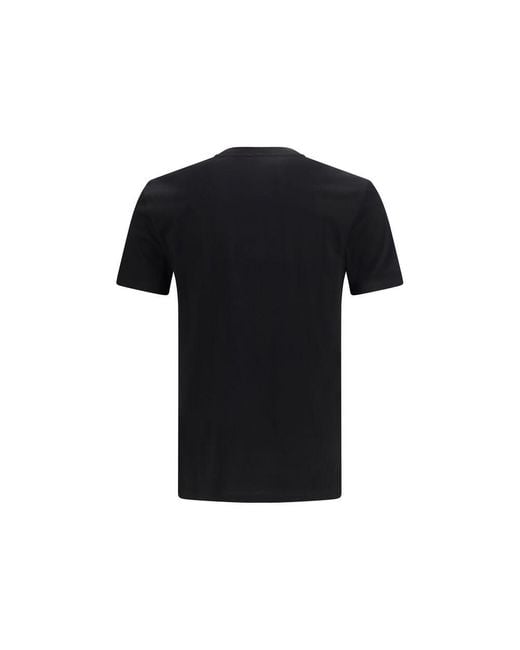 Versace Black Cotton T for men