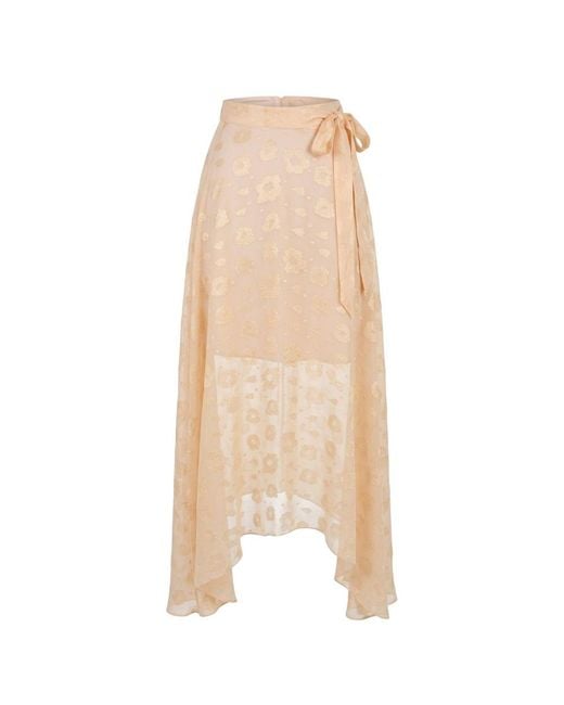 Trussardi Natural Beige Polyester S Skirt