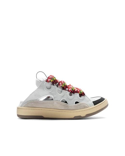 Lanvin Multicolor Curb Mules Sneakers for men