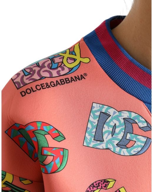 Dolce & Gabbana Black Crew Neck Logo Sweatshirt