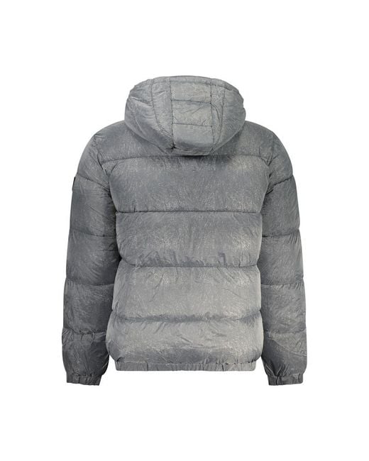 Guess Gray Winter Jackets for men