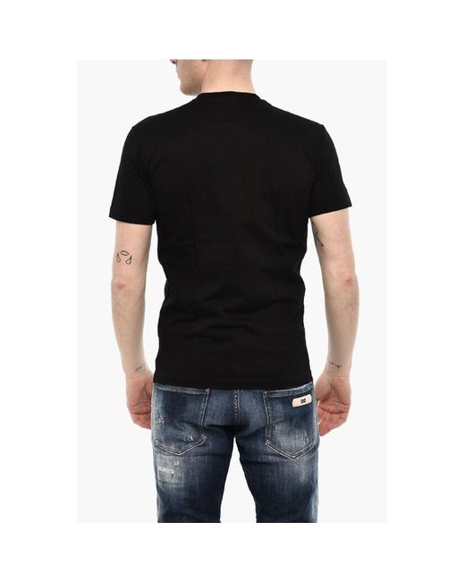 DSquared² Black Cotton Crew for men