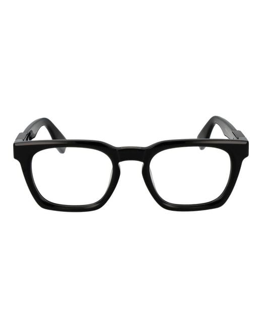 Police Black Cellulose Acetate Glasses (frames) for men