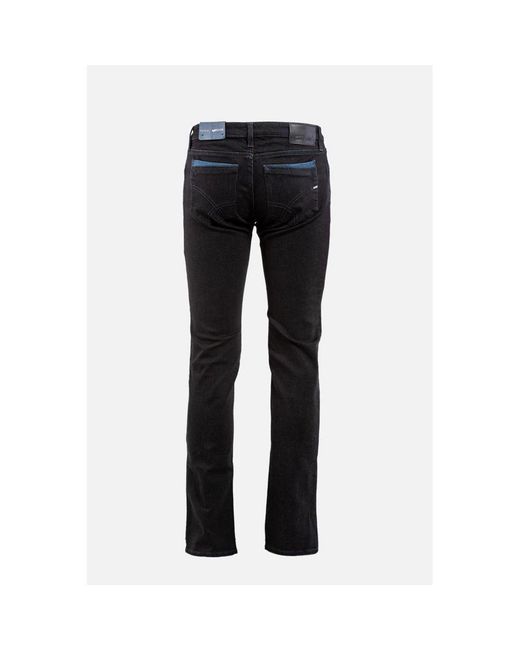 Gas Black Cotton Jeans for men