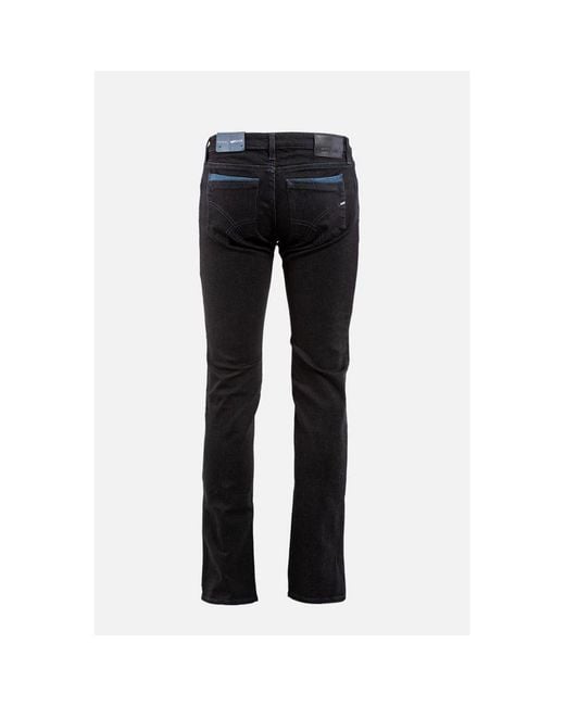 Gas Black Cotton Jeans for men