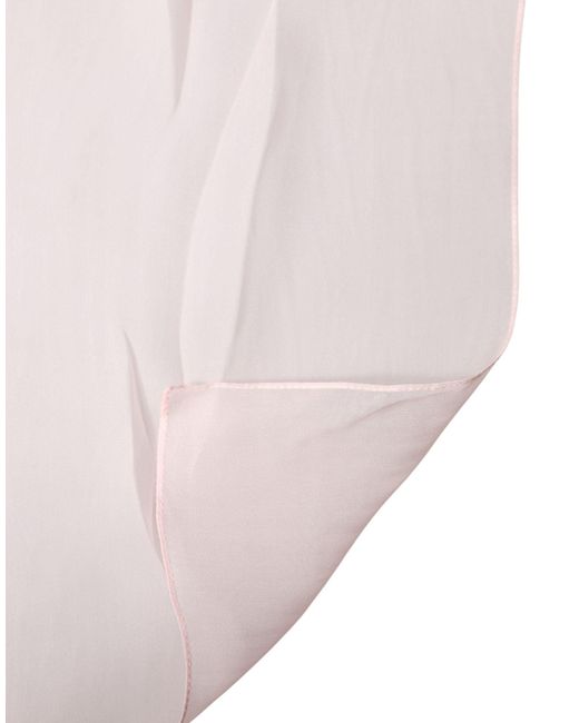 Dolce & Gabbana Pink Light Stole Silk Neck Wrap Shawl Scarf for men