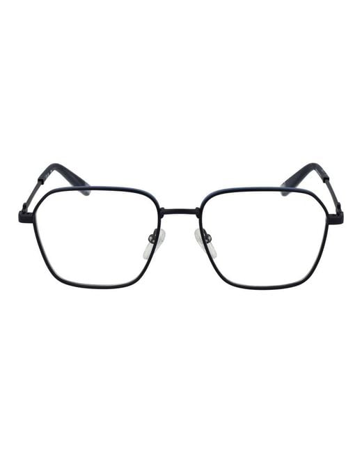 Fila Black Stainless Steel Glasses (Frames)