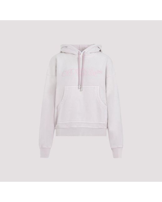 Off-White c/o Virgil Abloh Pink Laundry Cotton Over Hoodie