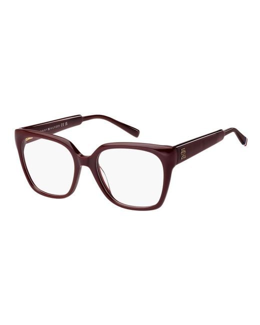 Tommy Hilfiger Brown Burgundy Acetate Glasses (frames)