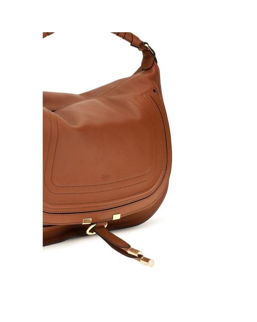 Chloé Brown Calf Leather Bos Taurus Shoulder Bag