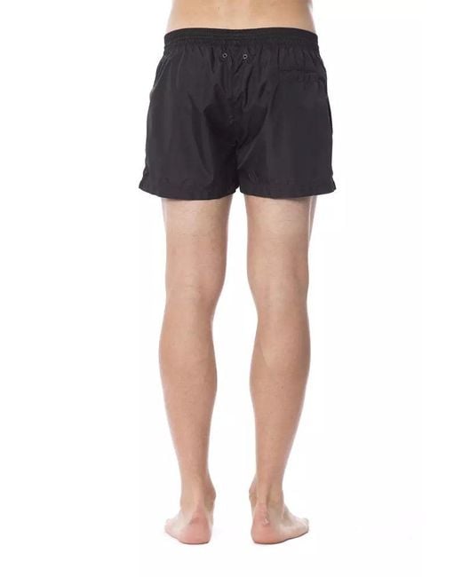 Roberto Cavalli Blue Polyester Swimshorts for men