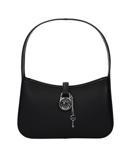 Michael Kors Black Lyra Leather Handbag